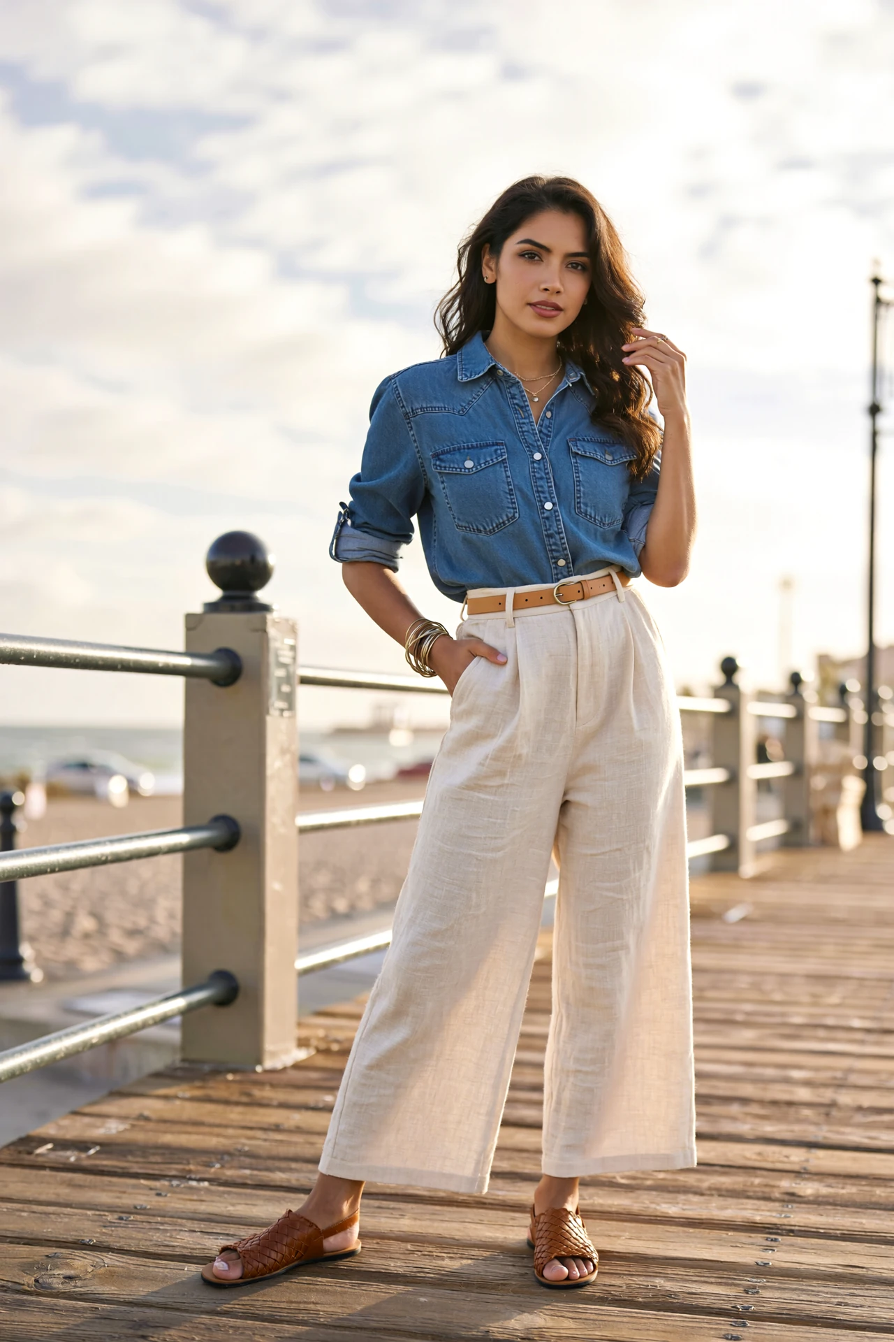 Pants to Wear with Denim Shirt: 16 Perfect Options